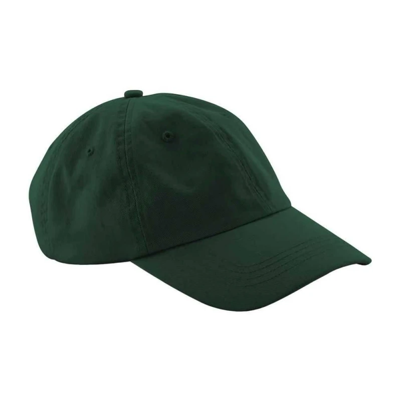 Image of Beechfield Womens 6 Panel Low Profile Cap in Bottle Green Bottle Green Female One Size