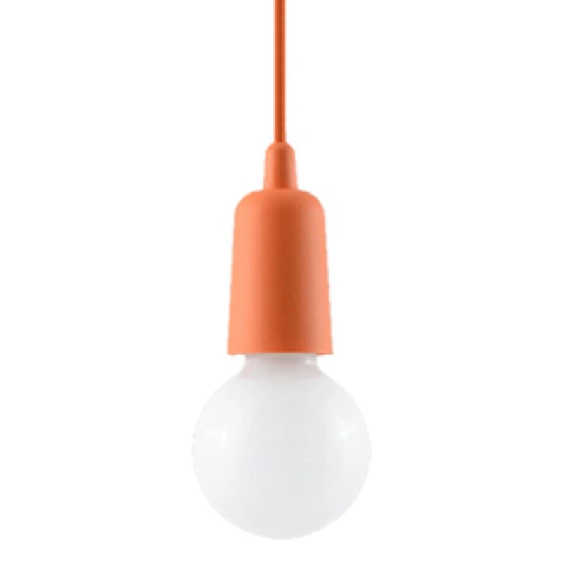 Image of Sollux Lighting Diego Modern Pendant Lamp - High-Quality PVC - E27 Bulb