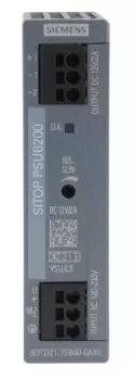 Image of Siemens SITOP PSU6200 Switch Mode DIN Rail Power Supply 85 264V ac Input, 12V dc Output, 2A 24W