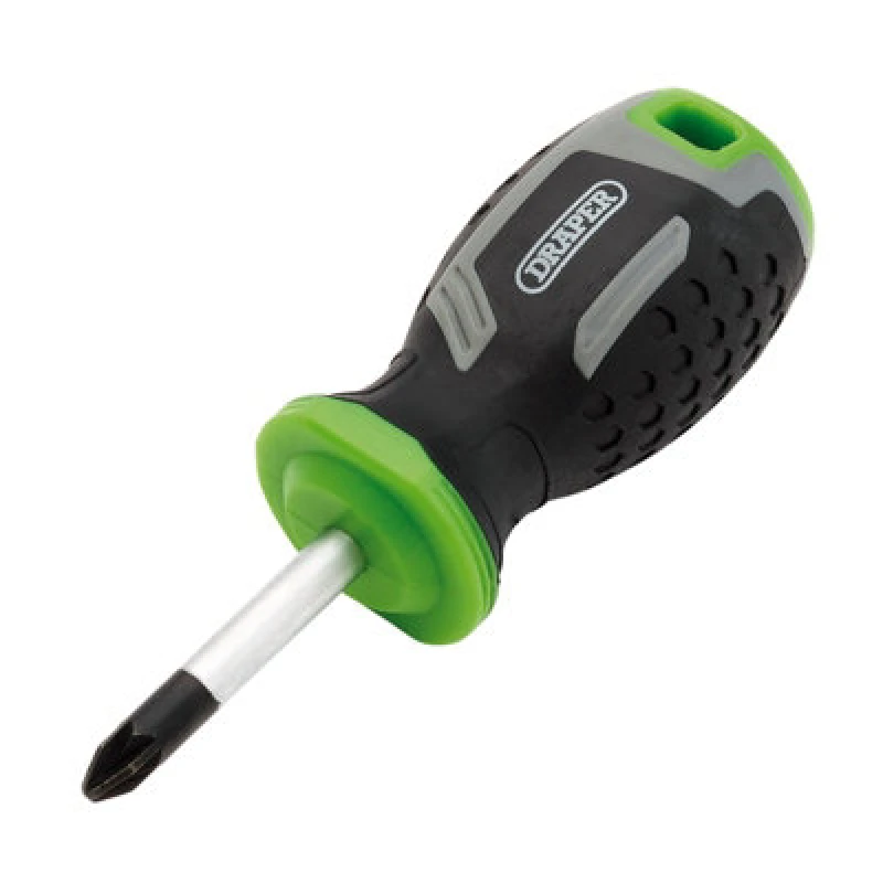 Image of Draper 13368 Pozi Soft Grip Screwdriver, PZ2 x 38mm - 13368 13368