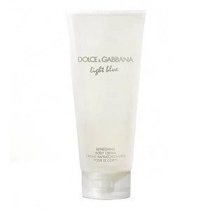 Image of Dolce & Gabbana Light Blue Body Cream For Her 200ml
