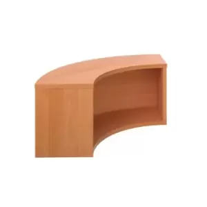 Image of Reception Modular Corner Hutch Unit Beech Version 2