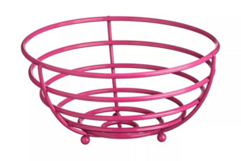 Image of Premier Housewares Helix Hot Pink Fruit Basket Pink