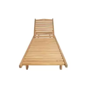 Image of Walkham Teak Walkham Eden Teak Garden Sun Lounger