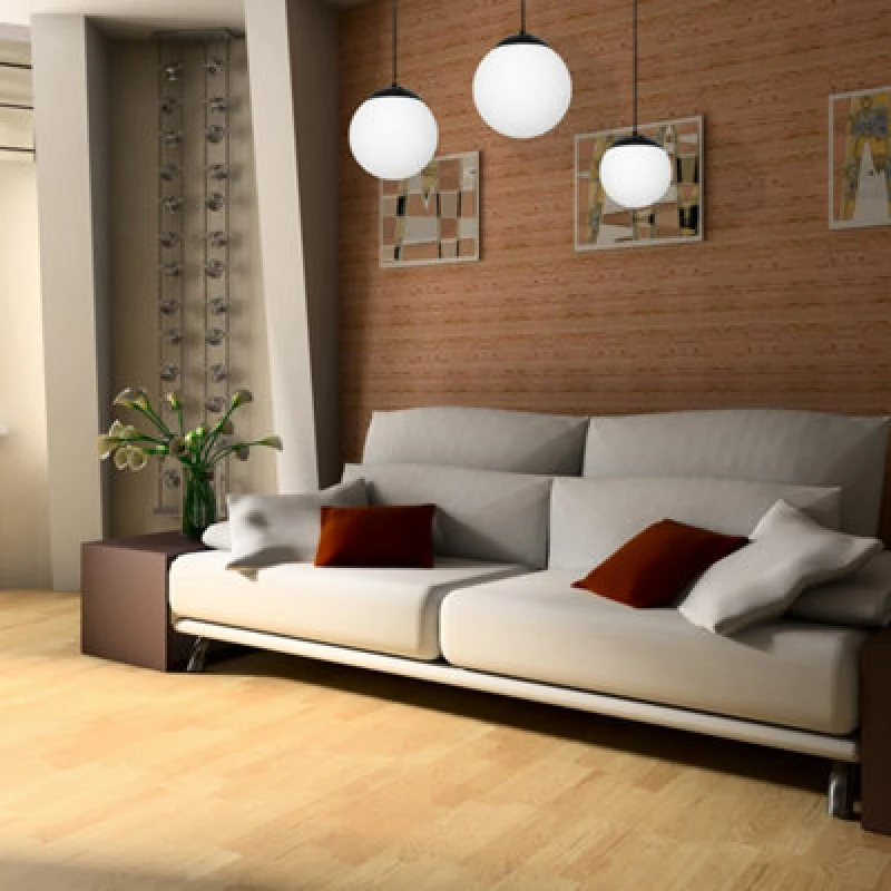 Image of Milagro Lima Hand Made Designer Triple Pendant Lamp Matt Black And Cool White