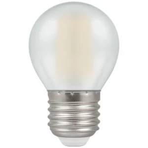 Image of Crompton LED Round ES E27 Filament Pearl 4W - Warm White