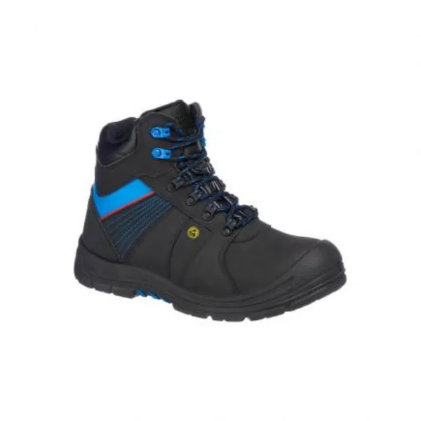 Image of Portwest Compositelite Protector ESD Safety Boots FD37BKB41 Colour: Black / Blue