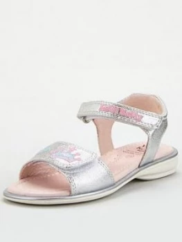 Image of Lelli Kelly Girls Rita Crown Sandals - Silver