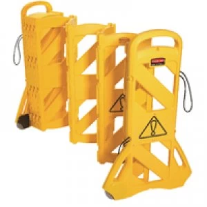Image of Rubbermaid Newell Mobile Barricade Yellow 9S11-00-Yel