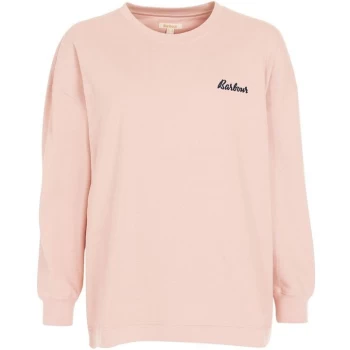 Image of Barbour Rosie Relaxed Lounge Crew - Rose Tan