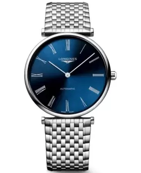 Image of Longines La Grande Classique Automatic Blue Dial Steel Womens Watch L4.918.4.94.6 L4.918.4.94.6