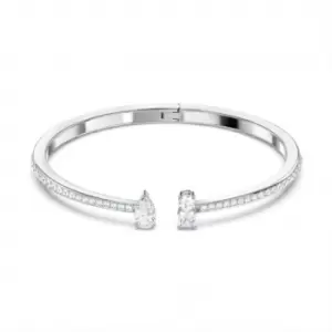 Image of Attract Cuff White Rhodium Plated Bracelet 5556912