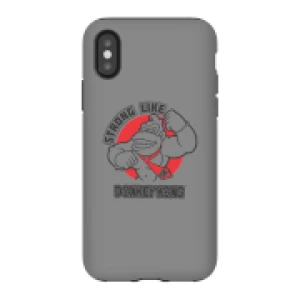 Image of Nintendo Donkey Kong Strong Like Donkey Kong Phone Case - iPhone X - Tough Case - Matte
