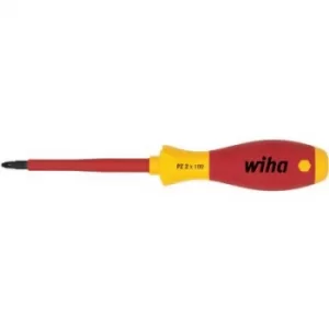 Image of Wiha 324 00879 VDE Pillips screwdriver PZ 2 Blade length: 100 mm DIN ISO 8764, DIN EN 60900