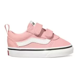 Image of Vans Ward Velcro Canvas Trainers Infants - Pink