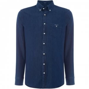 Image of Gant Indigo Shirt - Indigo