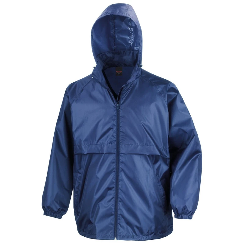 Image of Result Core Mens Windbreaker in Blue Size: Small Blue Male S
