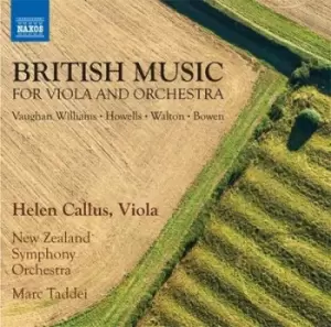 Image of British Music for Viola and Orchestra by Edwin York Bowen CD Album
