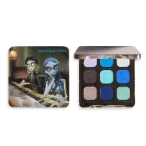 Image of Corpse Bride X Makeup Revolution The Newly Weds Eyeshadow Palette
