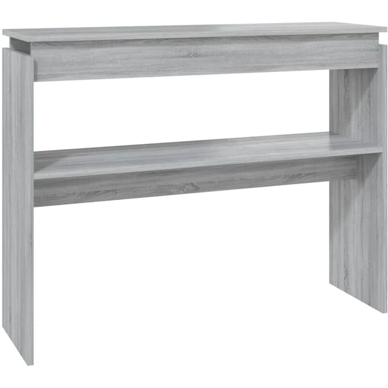 Image of VIDAXL Console Table Grey Sonoma 102x30x80cm Engineered Wood Vidaxl 8720286932827