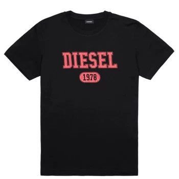 Image of Diesel 1978 Slim T Shirt - Black