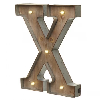 Image of X With LED Letter By Heaven Sends