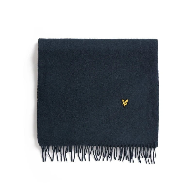 Image of Lyle and Scott Plain Scarf Blue male One Size