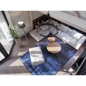 Image of Mastercraft - Galleria 63378 5131 Blue 67cm x 230cm Runner - Blue