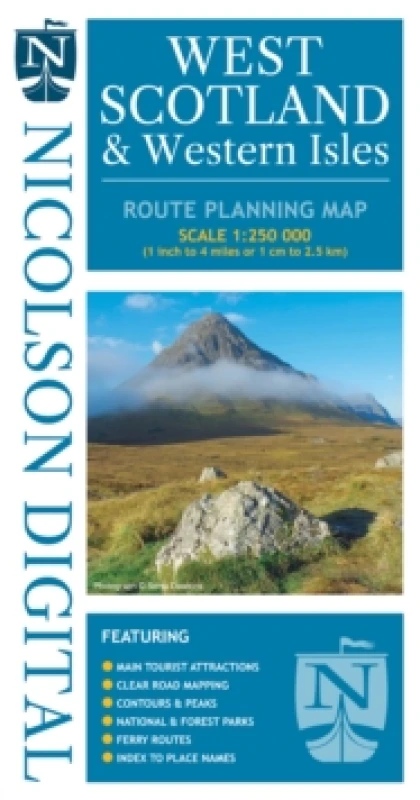 Image of Nicolson West Scotland & Western Isles : Route Planning Map Sheet map, folded
