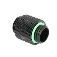 Image of Barrow 14mm Male To Male Extender Rotary Fitting - Black