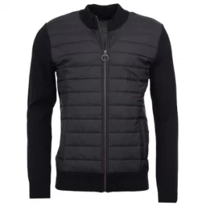 Image of Barbour Mens Carn Baffle Zip Thru Black Small