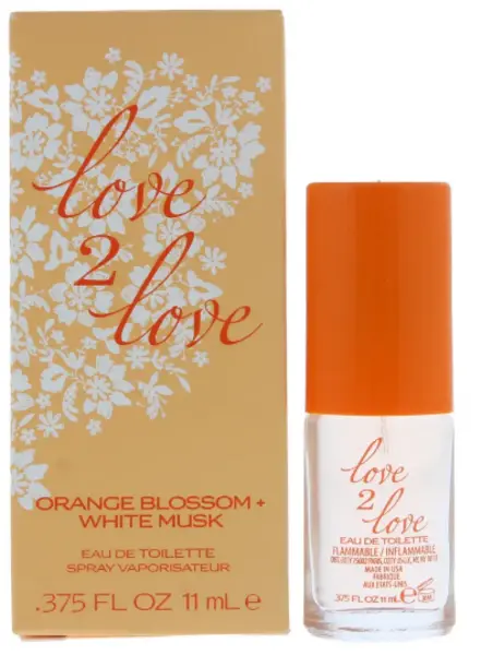 Image of Love 2 Love Orange Blossom White Musk Eau de Toilette For Her 11ml