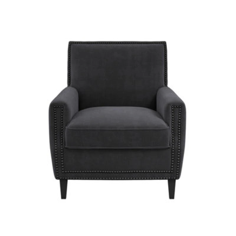 Image of LPD Atticus Grey Linen Armchair