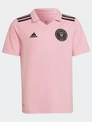 Image of adidas Inter Miami Cf 22/23 Home Jersey, Pink, Size 9-10 Years