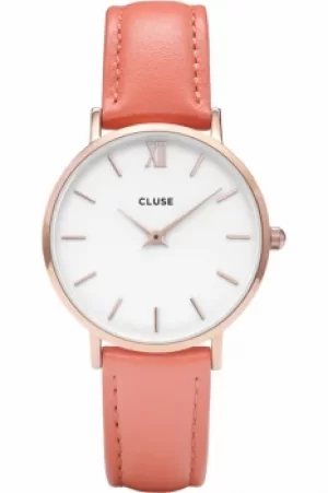 Image of Ladies Cluse Minuit Limited Edition Flamingo Pink Watch CL30045