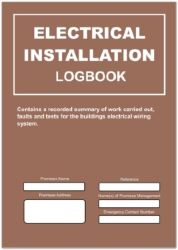 Image of Electrical Installation Logbook Paperback / softback