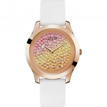 Image of Guess Multicolour And White 'Crush' Watch - W1223L3 - multicoloured