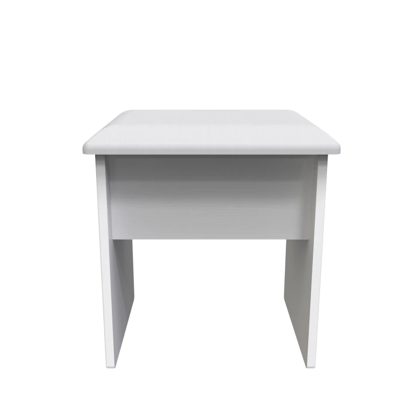 Image of Helmsley Stool In White Ash (Ready Assembled)