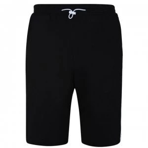 Image of Karl Lagerfeld Boys Tape Logo Shorts - Black