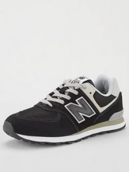 Image of New Balance 574 Junior Trainers - Black