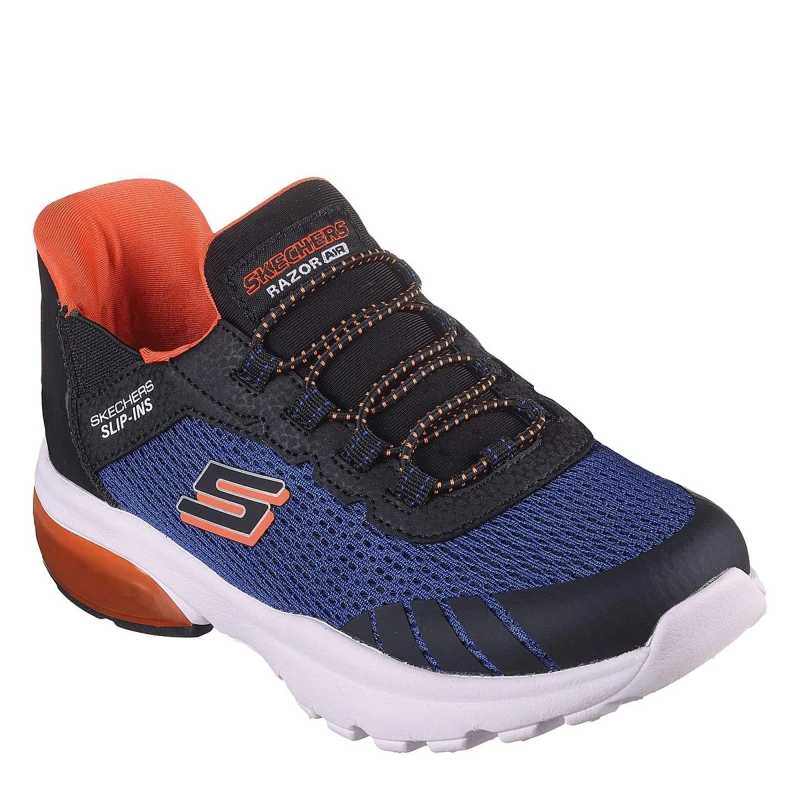 Image of Skechers Slip-Ins Sneaker W Lateral Tech Pie Slip On Trainers Unisex Kids Royal/Black unisex 3 (36)