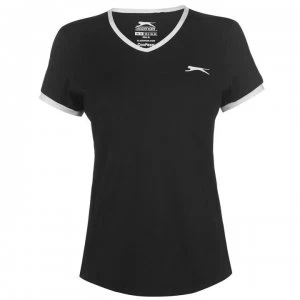 Image of Slazenger Court T Shirt Ladies - Black