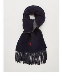 Image of Polo Ralph Lauren Reversible Scarf - Grey/Black