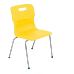 Image of TC Office Titan 4 Leg Chair Size 5, Yellow