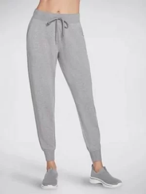 Image of Skechers Restful Joggers, Grey, Size S, Women