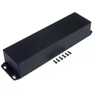 Image of Hammond 1590Bxflbk Enclosure, Aluminium, Ip54, Black