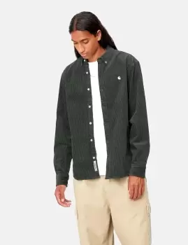 Image of Carhartt-WIP Madison Cord Shirt - Boxwood Green/Wax