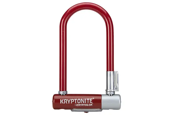 Image of Kryptonite KryptoLok Mini-7 U-Lock Red