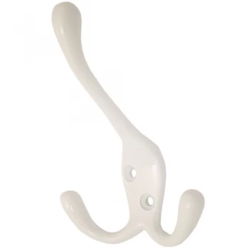 Image of Select Hardware Hat and Coat Triple Hook 1 Pack