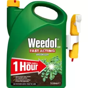 Image of Weedol Gun Ready-To-Use Fast Act Weedkiller 3L - Garden & Outdoor